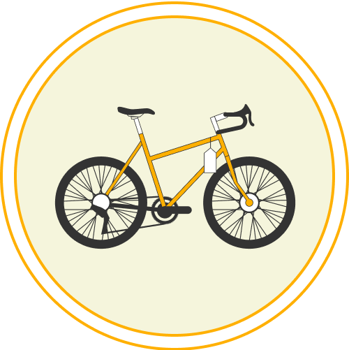 Biking or Walking Icon