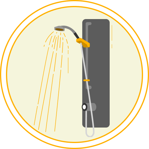 Take Shorter Shower Icon